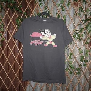 Large - Vintage Y2K mighty mouse cartoon promo 2000s t-shirt